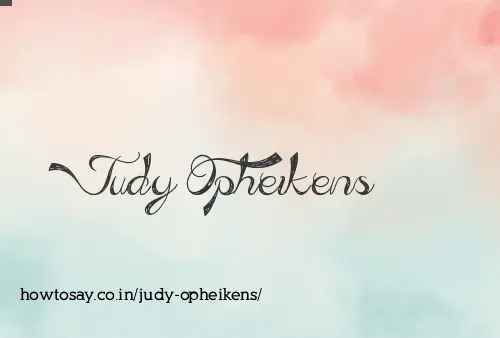 Judy Opheikens