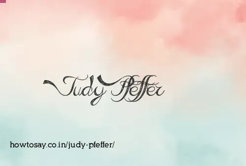 Judy Pfeffer