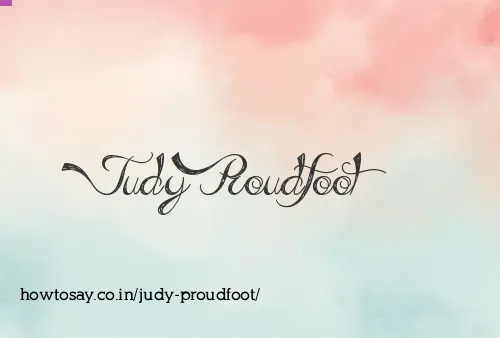Judy Proudfoot