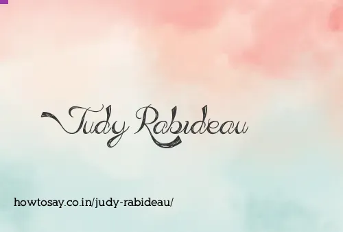 Judy Rabideau