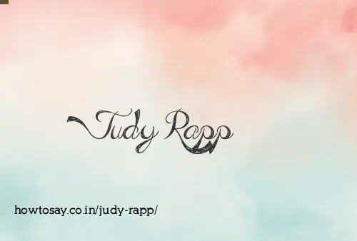 Judy Rapp
