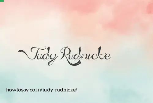 Judy Rudnicke