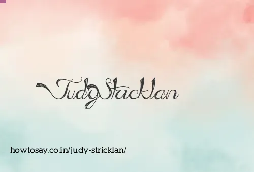 Judy Stricklan