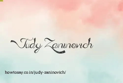 Judy Zaninovich