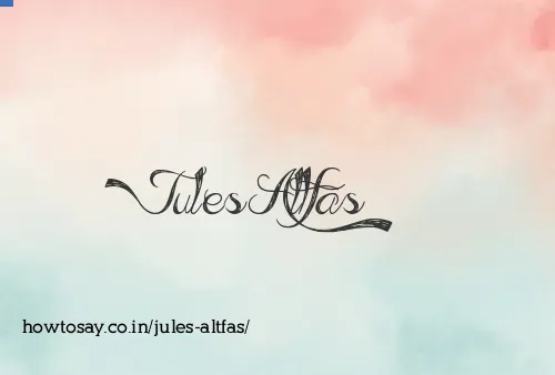 Jules Altfas