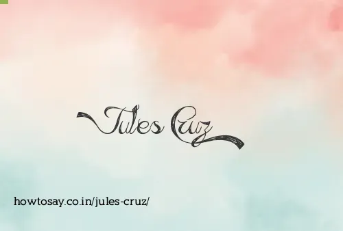 Jules Cruz