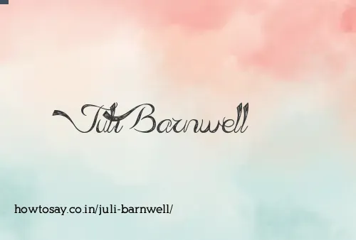 Juli Barnwell