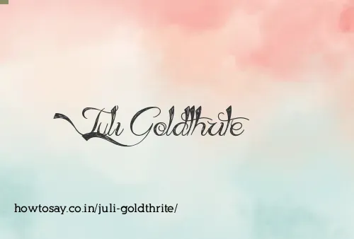 Juli Goldthrite