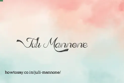 Juli Mannone