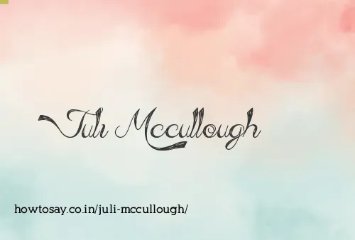 Juli Mccullough