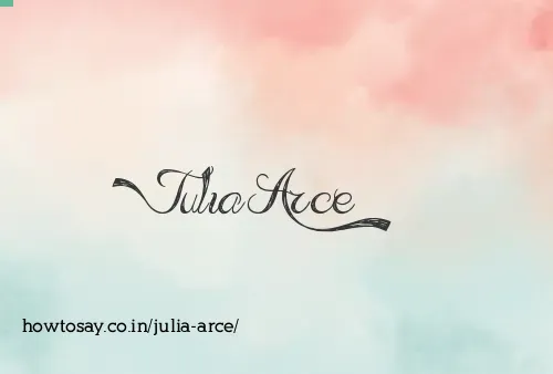 Julia Arce