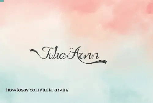 Julia Arvin
