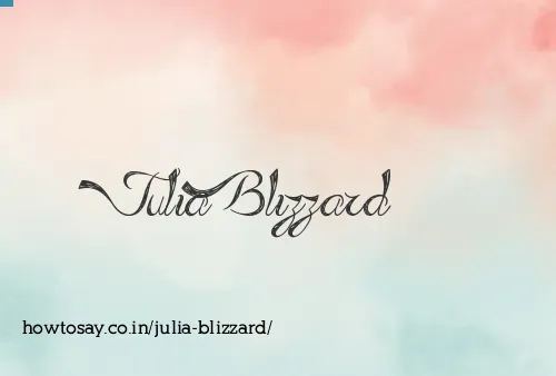 Julia Blizzard