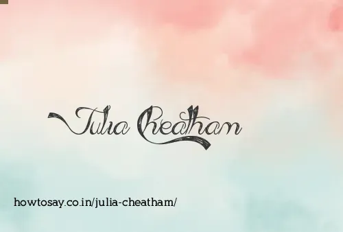 Julia Cheatham