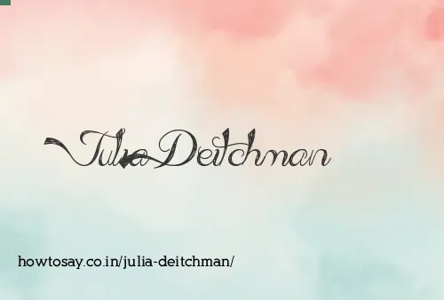 Julia Deitchman