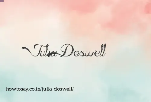 Julia Doswell