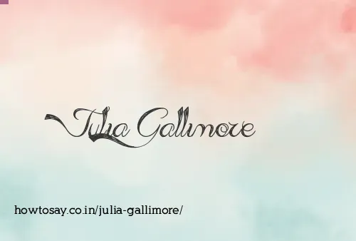 Julia Gallimore