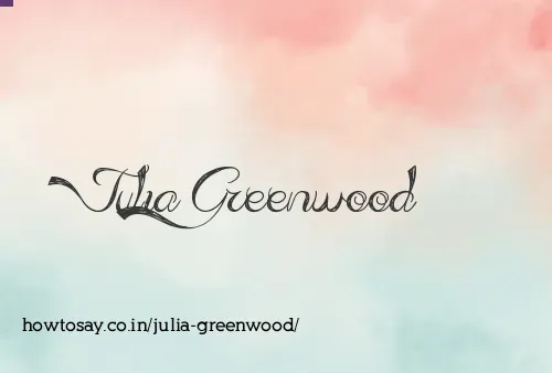 Julia Greenwood