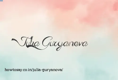 Julia Guryanova