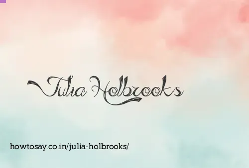 Julia Holbrooks