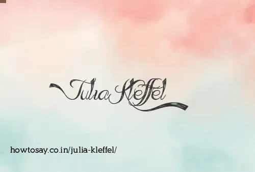 Julia Kleffel