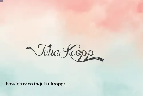 Julia Kropp