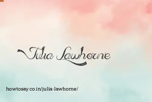 Julia Lawhorne