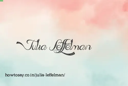 Julia Leffelman