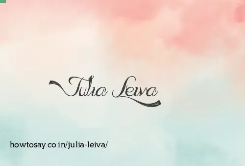 Julia Leiva