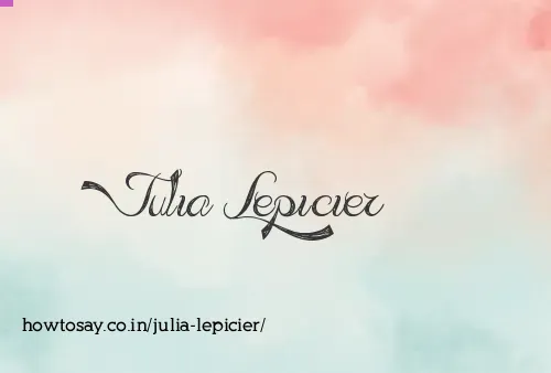 Julia Lepicier