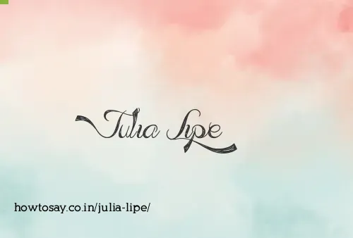 Julia Lipe