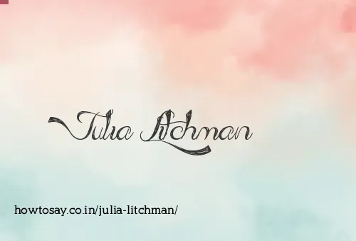 Julia Litchman