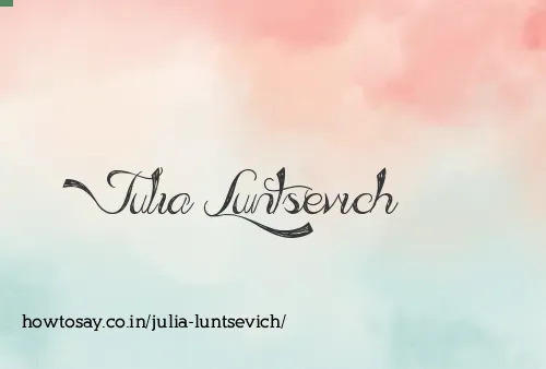 Julia Luntsevich