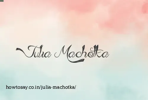Julia Machotka