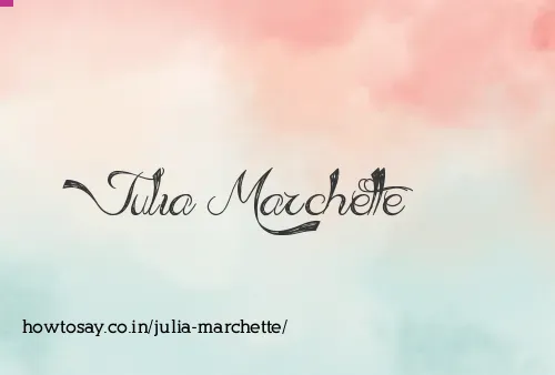 Julia Marchette