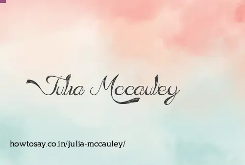 Julia Mccauley