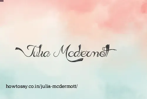Julia Mcdermott