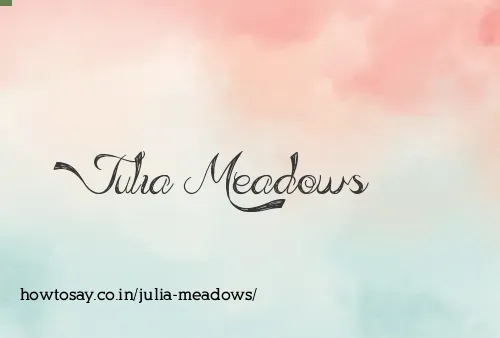 Julia Meadows