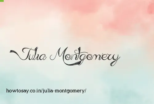 Julia Montgomery