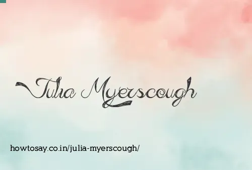 Julia Myerscough