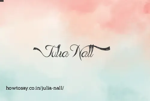 Julia Nall
