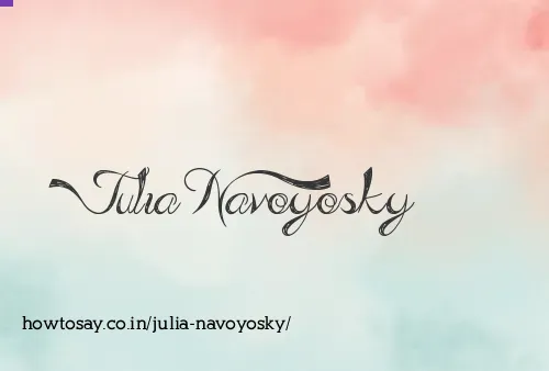 Julia Navoyosky