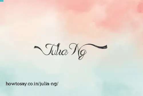 Julia Ng