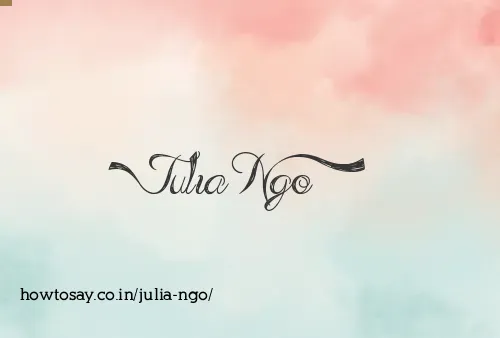 Julia Ngo