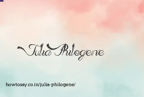 Julia Philogene