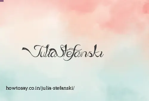 Julia Stefanski
