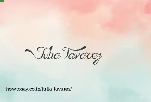 Julia Tavarez