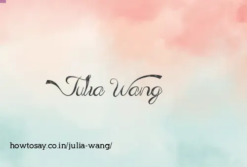 Julia Wang