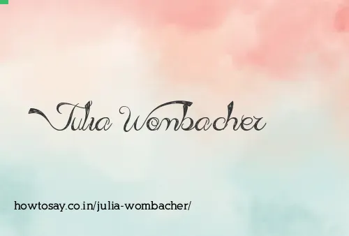 Julia Wombacher