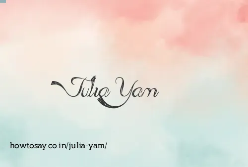 Julia Yam